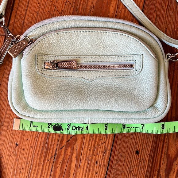 Rebecca Minkoff mint leather crossbody bag - Picture 8 of 13